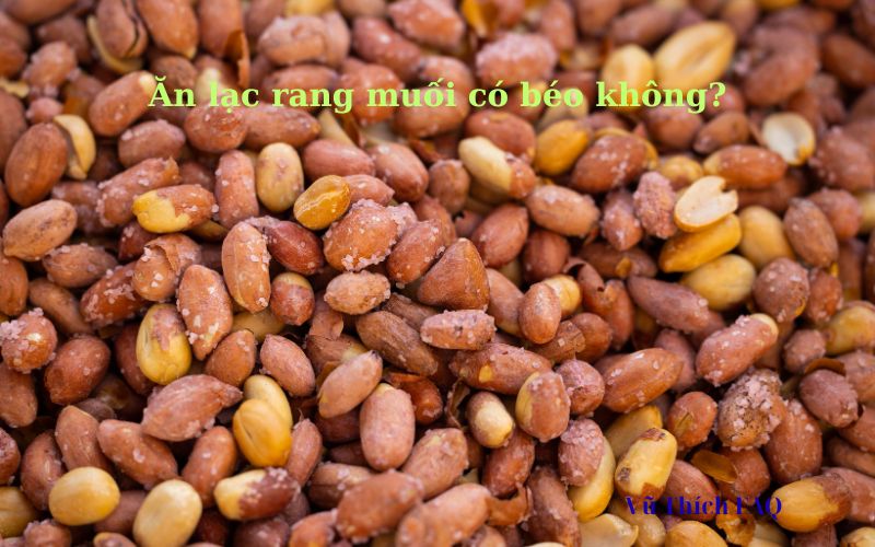 Ăn lạc rang muối có béo không? ăn nhiều có tốt không?