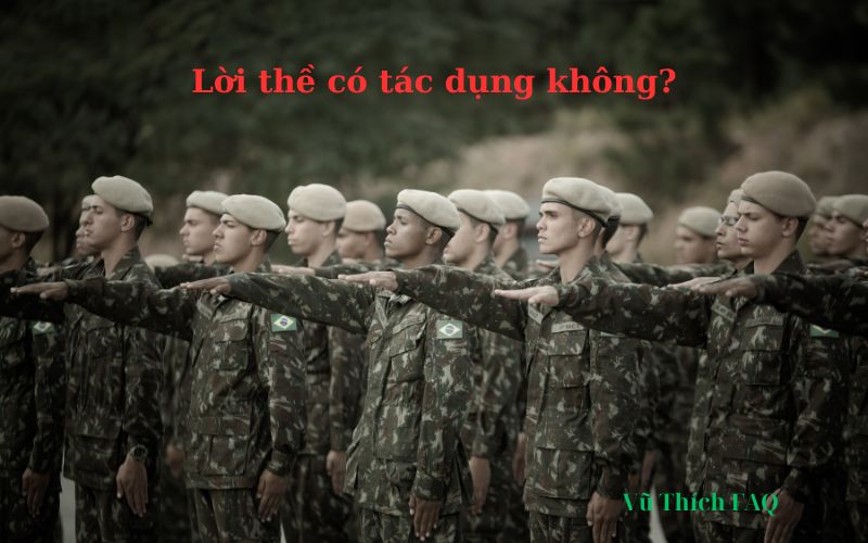 Lời thề có tác dụng không? nói có rút lại được không?