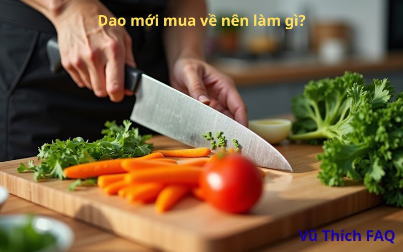 Dao mới mua về nên làm gì? cách xử lý dao luôn sáng không bị gỉ?