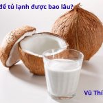 Dừa nạo để tủ lạnh được bao lâu? Cách bảo quản thế nào?