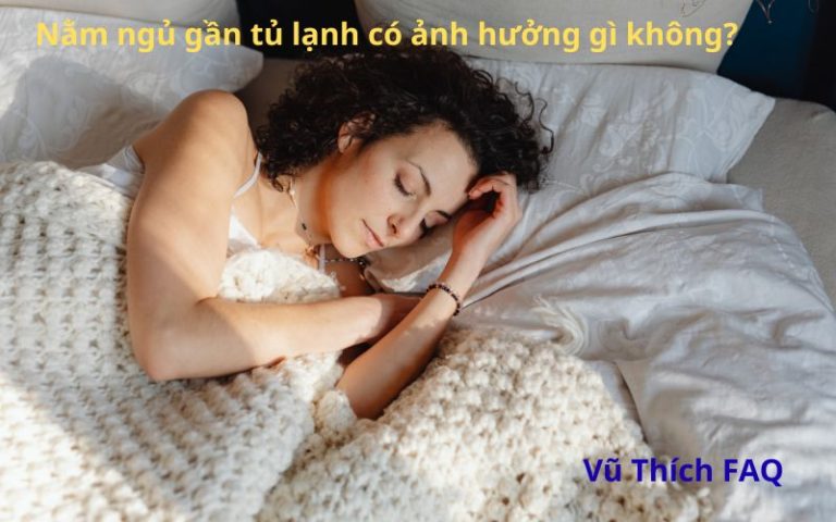 Nằm ngủ gần tủ lạnh có ảnh hưởng gì không? có bị vô sinh?