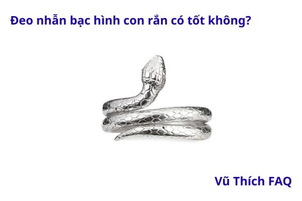 Đeo nhẫn bạc hình con rắn có tốt không? nên đeo ngón nào?