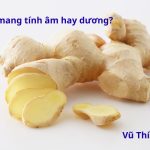 Gừng mang tính âm hay dương? nên dùng chung với gì để cân bằng?