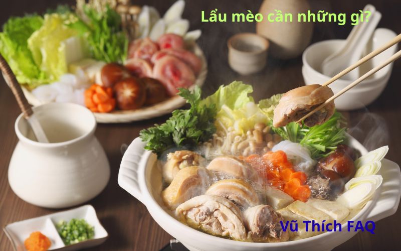 Lẩu mèo cần những gì? gia vị gì? loại rau gì?
