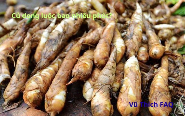 Củ dong luộc bao nhiêu phút thì chín? Chấm với gì thì ngon?