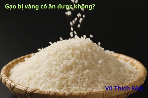 Gạo bị vàng có ăn được không? Nên xử lý thế nào?