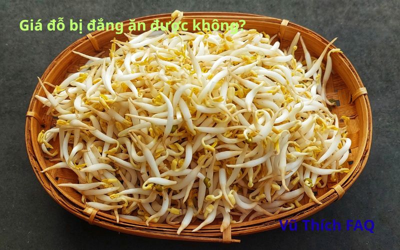Giá đỗ bị đắng có ăn được không? Ăn có bị gì không?