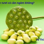 Hạt sen tươi có cần ngâm không? Ngâm nước nóng hay lạnh?